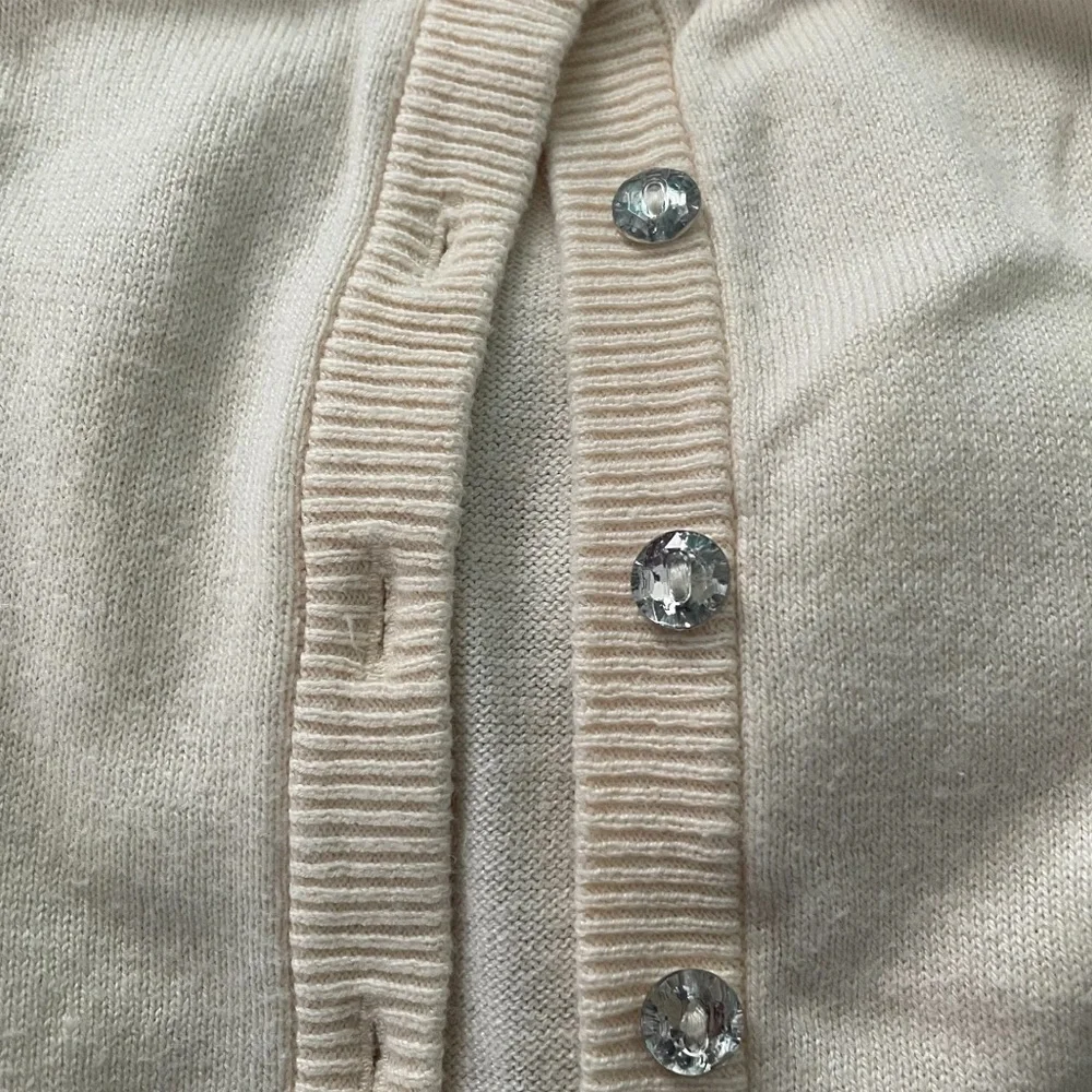 Cat & Jack Ivory Button Down Toddler Cardigan